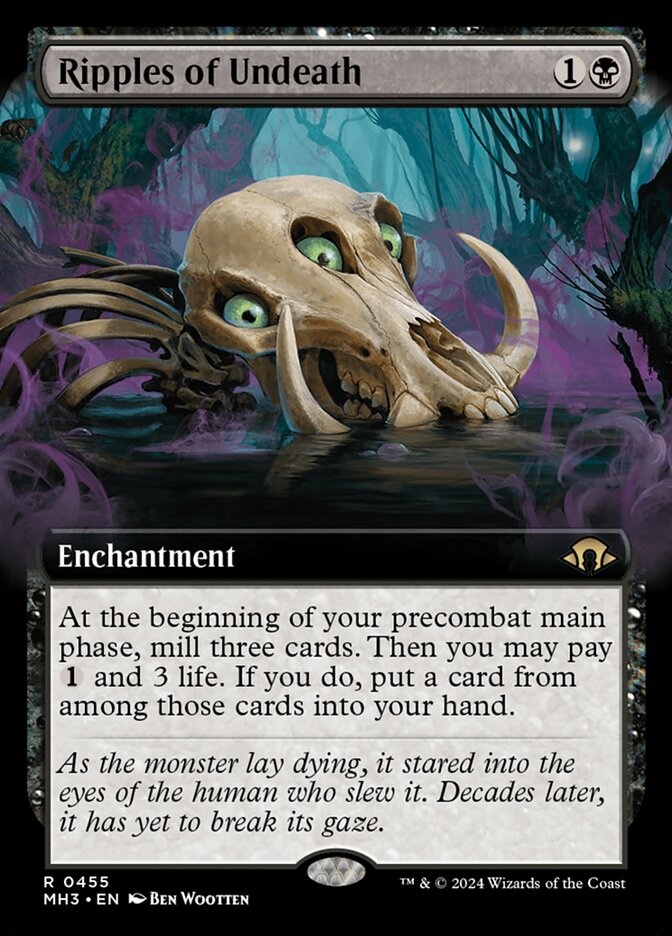 Ripples of Undeath - MH3 - 455 - EXTENDED ART FOIL