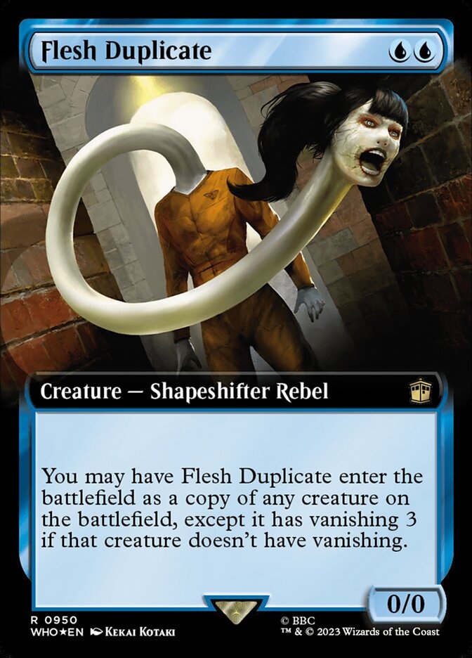 Flesh Duplicate - WHO - 950 - BORDERLESS - SURGE FOIL