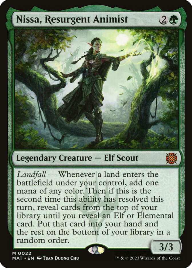 Nissa, Resurgent Animist - MAT 0022