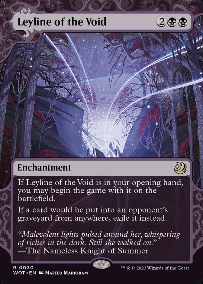 Leyline of the Void - WOT 30 - FOIL - SHOWCASE