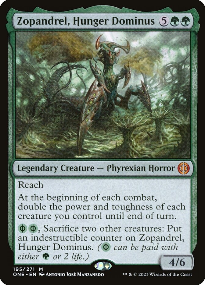 Zopandrel, Hunger  Dominus - ONE - 195 - FOIL